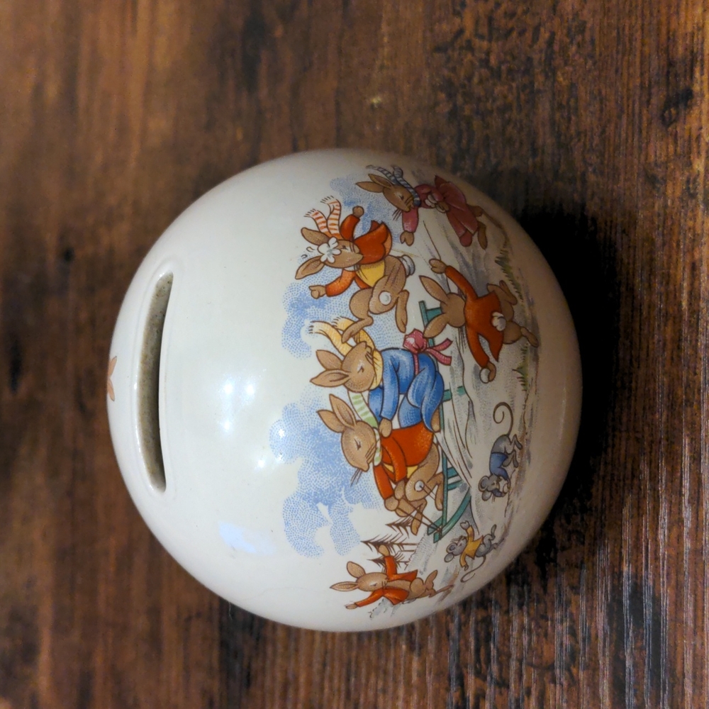 1936 royal doulton bunnykins piggy bank